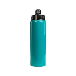Amore 750ml Bottle - Flip Straw Lid - Teal 3
