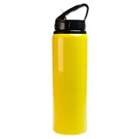 Amore 750ml Bottle - Flip Straw Lid - Yellow
