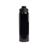 Amore 750ml Bottle - Free Flow Lid - Black 3