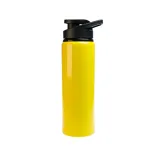 Amore 750ml Bottle - Free Flow Lid - Yellow