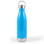 Soda Vacuum Bottle with Hanger Lid - Light Blue
