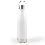 Soda Vacuum Bottle with Hanger Lid - White