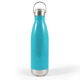 Soda Bottle with Hanger Lid - Teal