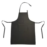 Trinity Recycled Cotton Apron - Black