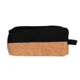 Scenic Cotton Cork Utility Pouch - Black/Cork
