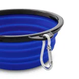 Buddy Collapsible Bowl - Close Up Blue