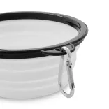 Buddy Collapsible Bowl - Close Up White