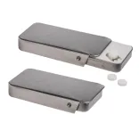 Sugar Free Breath Mints in Slider Tin - Silver