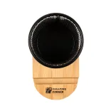 Bamboo Pen Tidy Phone Stand - Pad Print on Front of Phone Stand
