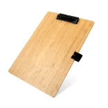 Bamboo A4 Clipboard - Side Angle