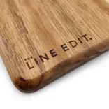 The Line Edit Acacia Serving Board - Closeup