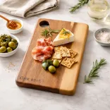 The Line Edit Acacia Serving Board - Lifestyle