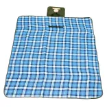 Leisure Picnic Blanket - Blue/White Open