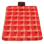 Leisure Picnic Blanket - Red/White Open