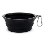 The Happy Pup Pack - Black Travel Bowl