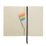 Astro Soft Cover Recycled Leather Notebook - Back Storage Pocket