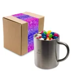 Assorted Colour Mini Jelly Beans in Java Mug  - Assorted Colour Mini Jelly Beans in Java Mug 