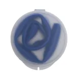 Silicone Straw in Case - Blue 2