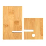 Apollo Bamboo Phone Stand - Open Undecorated
