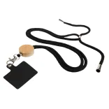 Shadow Phone Neck Lanyard - Black Bamboo 2