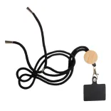 Shadow Phone Neck Lanyard - Black Bamboo