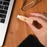 Bamboo USB Flash Drive - Lifestyle