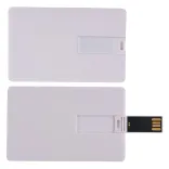 Credit Card Flash Drive  - White