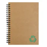Stone Paper Notebook - Natural/Green