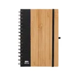 Pacifica Spiral A5 Notebook - Black