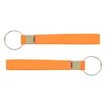 Silicone Strap Keytag - Custom Colour Orange