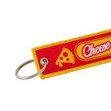 Woven Keytag - Brass eyelet and split ring