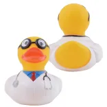 Doctor Quack PVC Bath Duck  - Yellow/White