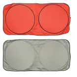 Solar Car Sun Shade - Red/Black/Silver