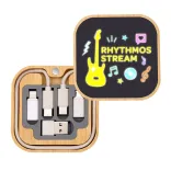 Reveal Inductive Square Charger Set - Digital Print Illuminated