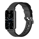 Slim Smart Watch - Angle 1 Black/Black
