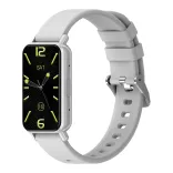 Slim Smart Watch - Angle 1 Silver/Grey