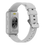 Slim Smart Watch - Back Silver/Grey