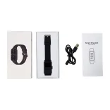 Slim Smart Watch - Box Contents Black/Black