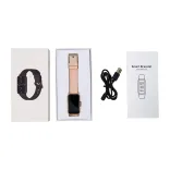 Slim Smart Watch - Box Contents Gold/Cream