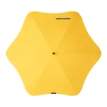Top view of BLUNT Classic umbrella in citrus yellow colour