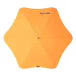 Top view of BLUNT Classic umbrella in mango orange colour