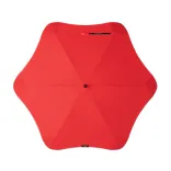 Top view of BLUNT Classic umbrella in red colour