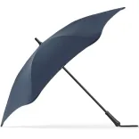 Side view of BLUNT Classic umbrella in midnight navy with black handle