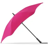 Side view of BLUNT Classic umbrella in pink with black handle