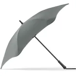 Side view of BLUNT Classic umbrella in storm grey with black handle