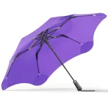 Underside view of BLUNT Metro Umbrella in purple showing reinforced frame and canopy tension