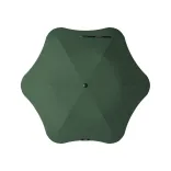 Top-down view of BLUNT Metro Umbrella in forest green showing six-panel canopy