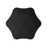 Top view of BLUNT Metro Umbrella in ink black with six-panel canopy and central hub