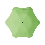 Top-down view of BLUNT Metro Umbrella in meadow green showing six-panel canopy