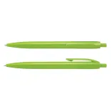 Omega Pen in bright green, front and side views